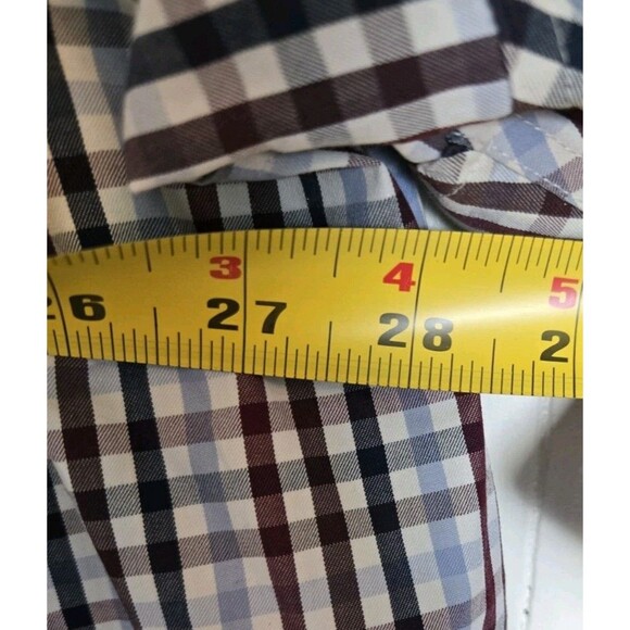 Duluth Trading Shirt Mens 3XLT Wrinkle Fighter Plaid Cotton Button Down Casual - Picture 6 of 7